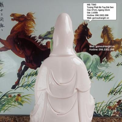 Tượng Phật Bà Tọa Đài Sen